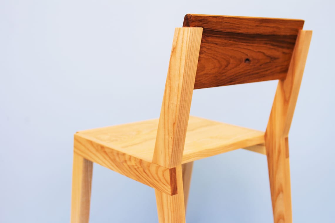 Ash and Walnut Chair