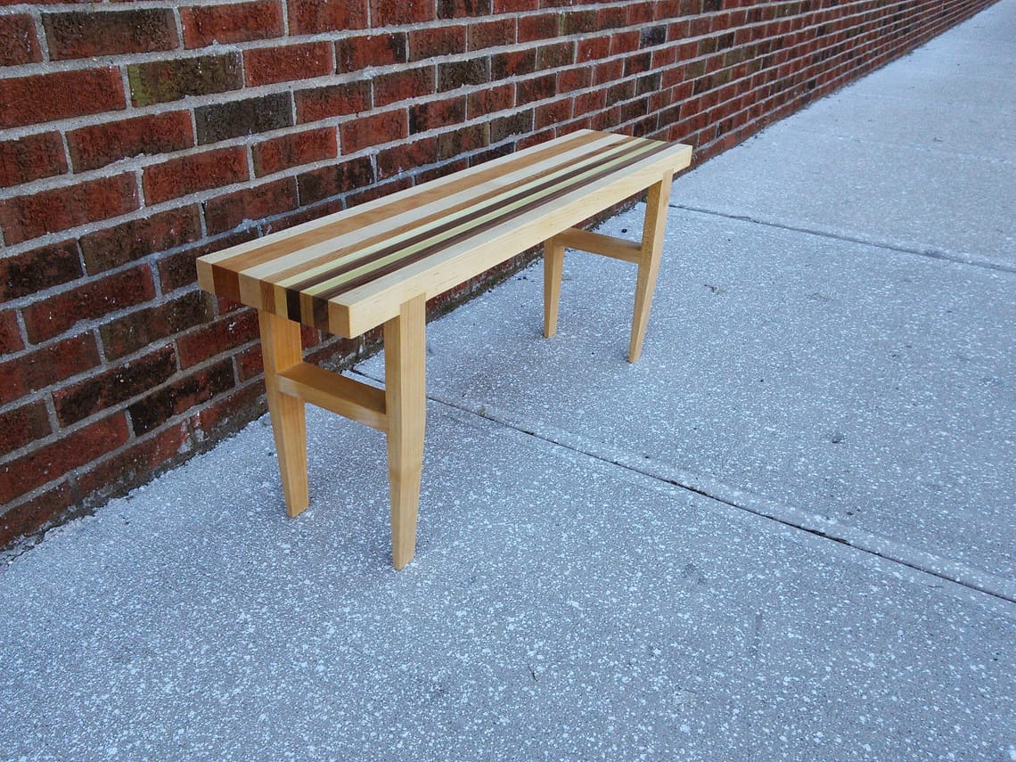 Striped Benches