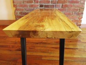 Spalted Wood Bench